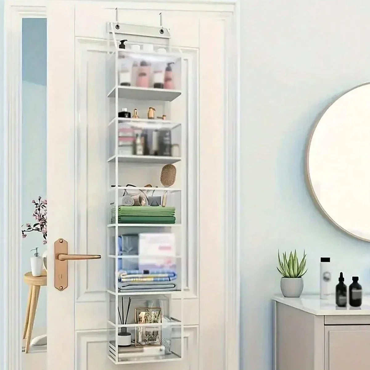 Stoff-Tür-Organizer 4/6-Fächer für Garderobe