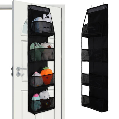 Türregal Hängeregal 4/6-Ebenen Ohne Bohren – Tür Organizer für Kosmetik Bad