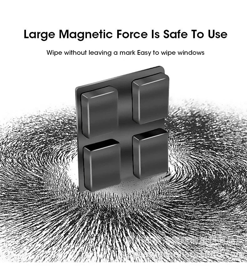 Magnetischer Fensterreiniger Doppelseitig für Scheiben 3-8 mm