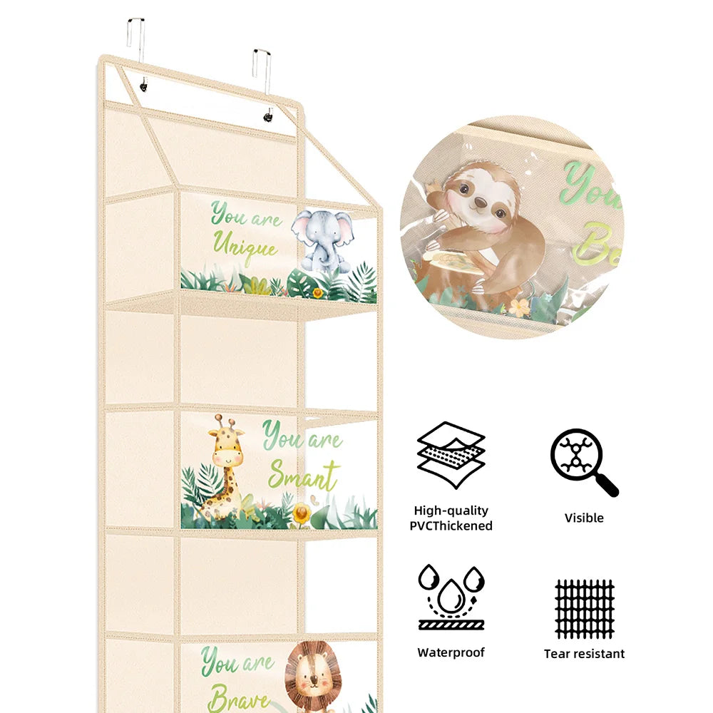 Türregal Hängeregal 4/6-Ebenen Ohne Bohren – Tür Organizer für Kosmetik Bad