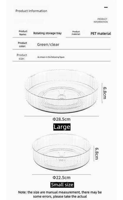Drehbarer Organizer für Gewürze und Flaschen 360°