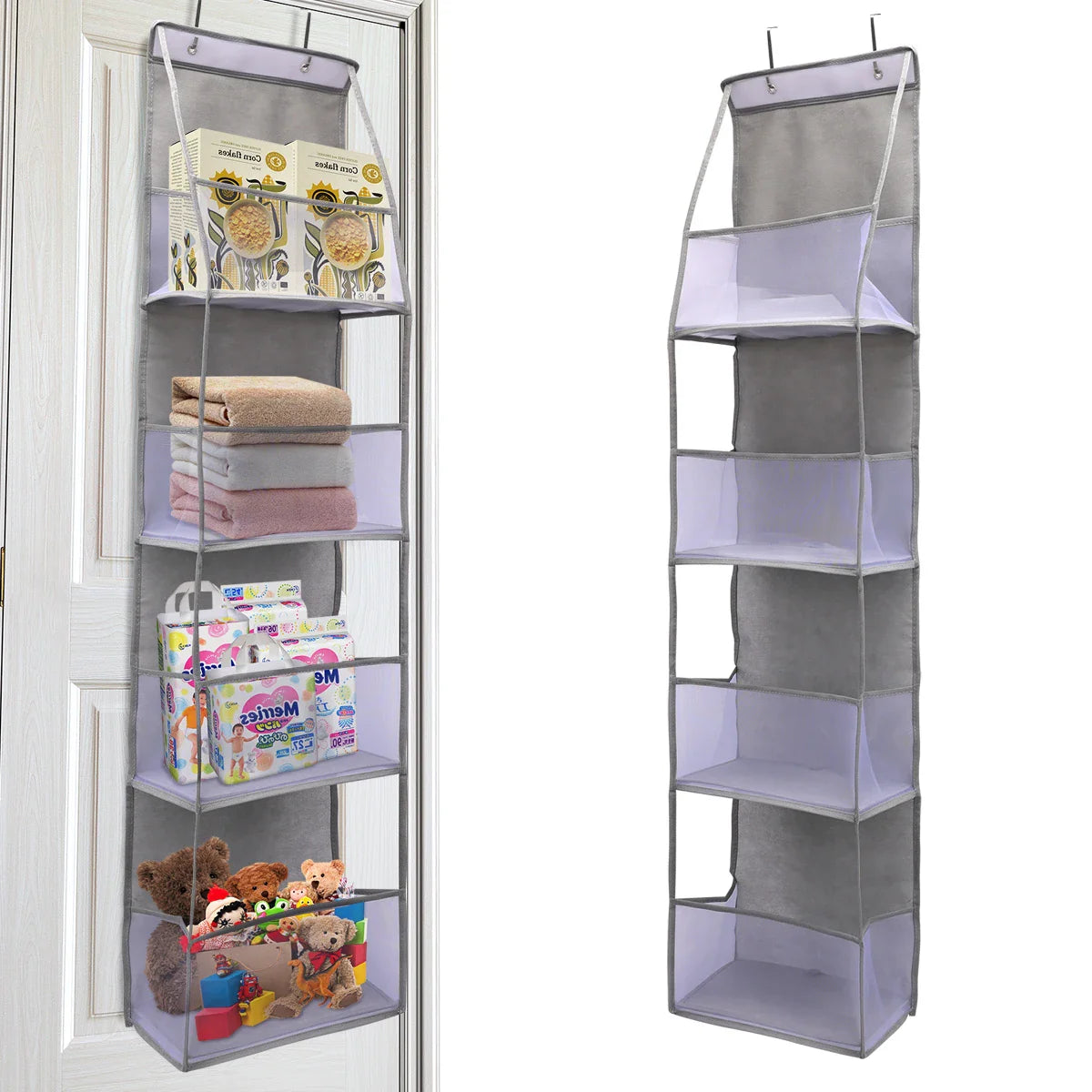 Hänge-Tür-Organizer 4/6-Ebenen für Kosmetik und Accessoires
