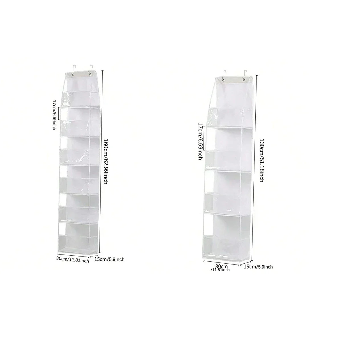 Stoff-Tür-Organizer 4/6-Fächer für Garderobe