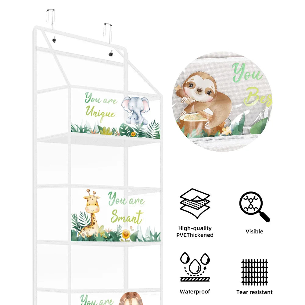 Türregal Hängeregal 4/6-Ebenen Ohne Bohren – Tür Organizer für Kosmetik Bad