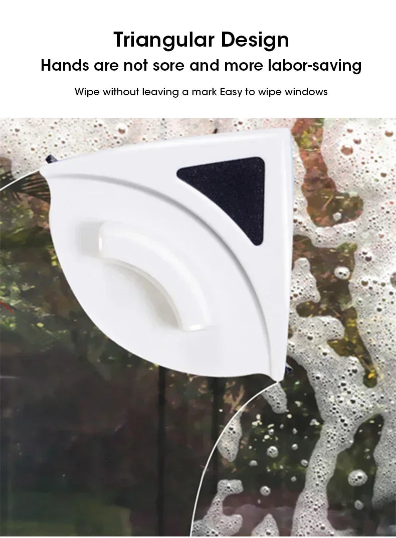 Magnetischer Fensterreiniger Doppelseitig für Scheiben 3-8 mm
