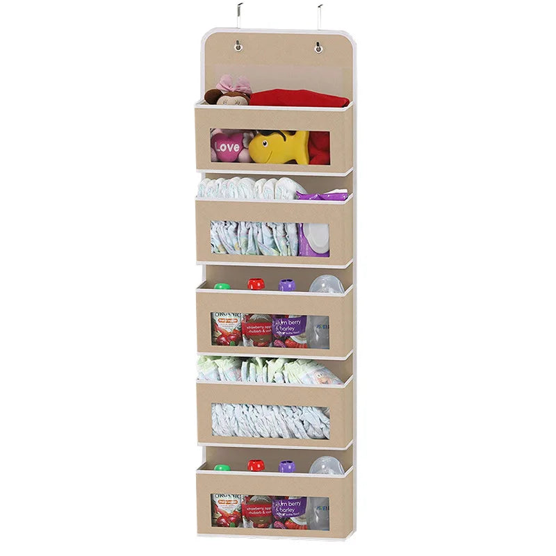 Hänge-Tür-Organizer 5-Regale mit Taschen