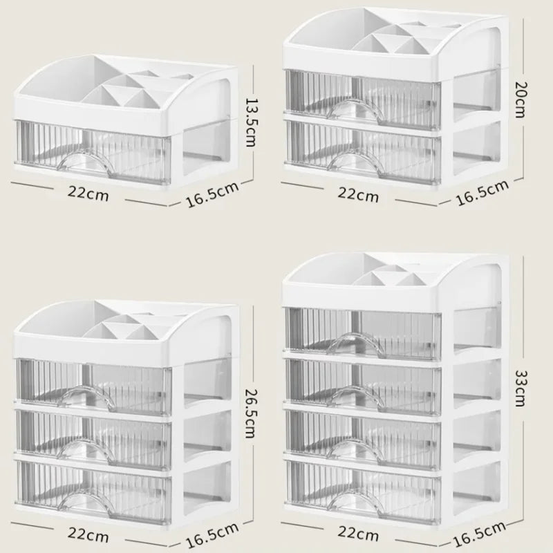 Kosmetik-Organizer 5-Ebenen mit Schubladen für Schminktisch