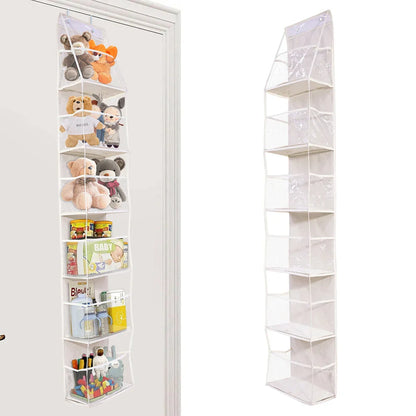 Türregal Hängeregal 4/6-Ebenen Ohne Bohren – Tür Organizer für Kosmetik Bad