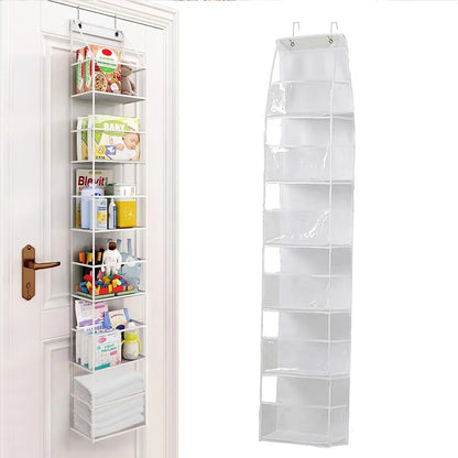Türregal Hängeregal 4/6-Ebenen Ohne Bohren – Tür Organizer für Kosmetik Bad