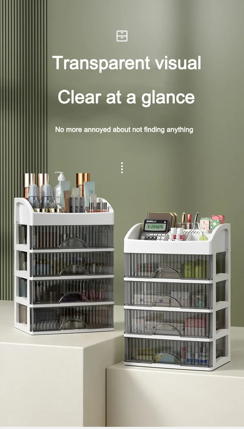 Kosmetik-Organizer 5-Ebenen mit Schubladen für Schminktisch