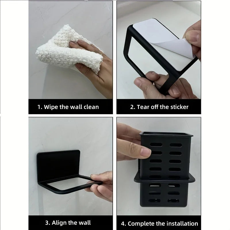 Wand-Bad-Organizer für Kosmetik Ohne Bohren